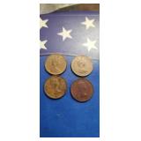 Canadian pennies qty 9