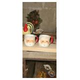 Santa cups and misc