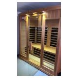 3 person pure infrared sauna  colored Therapy