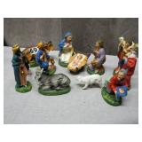 Vintage Nativity Set