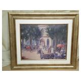 Church Scene Art Print