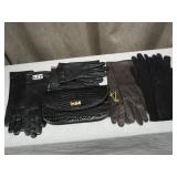 Ladies Gloves And Handbag