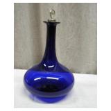 Cobalt Blue Port Decanter