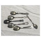 Sterling Silver Souvenir Spoons