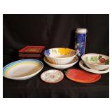 Hand-Painted Plates & Bowls & More