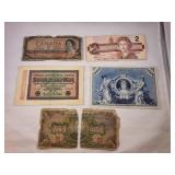 Foreign Paper Note Currency