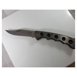 Buck 560X Titanium Lockback Folding Knife & Sheath