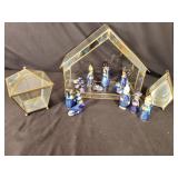 Nativity & Glass Trinket Boxes