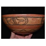 Pre-Columbian Mayan Colorful Hand Painted Polychro