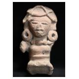 Pre-Columbian Pottery Human Effigy Temple 4 3/4"