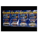 4 Hot wheels 2002 Blue Book Collection 3 Car Pack