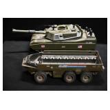 Hasbro G.I. Joe Tank and Personnel Carrier.  Both