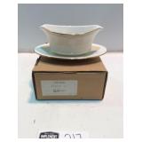 NOS NIB Noritake 7719 Golden Cover Gravy Boat Chin