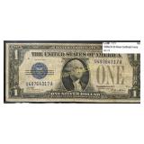 1928a $1.00 Silver Certificate Funny Back