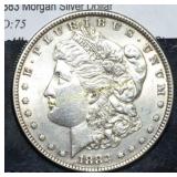 1883 Morgan Silver Dollar