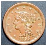 1855 Braided Hair Large Cent