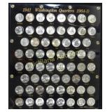 1940-1964 High End Quarters in display board