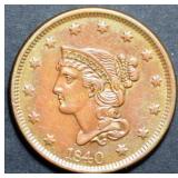 1840 Braided Hair Large Cent