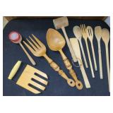 ASSTD WOODEN COOKING UTENSILS, DECOR