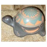 SOUTHWESTERN CERAMIC TORTOISE, SIGNED