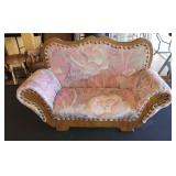 MATCHING DOLL SIZE OVERSIZED SOFA, PINK FLORAL