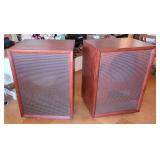 2 PC LARGE, HEAVY DUTY STEREO SPEAKERS