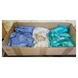 ASSTD SILK  PAJAMA SETS, LG, ELASTIC WAIST &