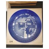 BING & GRONDAHL PORCELAIN WALL PLATES "COUNTRY