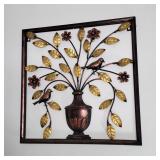 METAL COPPER BRASSTONE WALL DECOR