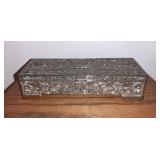 GODINGER SILVERTONE JEWELRY BOX