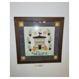 QUILTED FALL WELCOME FRAMED ART