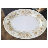 JAPANESE GOLD GILT PORCELAIN PLATTER