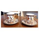 2 PC JAPANESE SAJI ESPRESSO CUP & SAUCER SETS