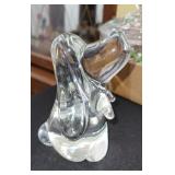 CRYSTAL DOG FIGURINE