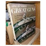 BOOKS #21, 100 GREAT GUNS, HC, MERRILL LINDSAY &