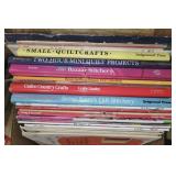 ASSTD CRAFTING BOOKS, QUILTING, TRACING PAPER, &