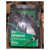 HITACHI BLACK GOLD  29 PC DRILL BIT SET, NIP