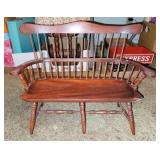 DOLL SIZE WOODEN PARK BENCH, ANTQ STYLE