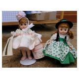 2 PC MADAME ALEXANDER DOLLS, WENDY & IRISH DOLL