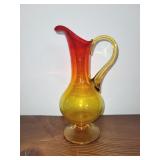 AMBERINA GLASS PITCHER