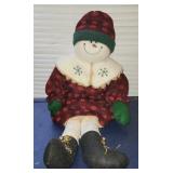 STUFFED SNOWMAN DOLL