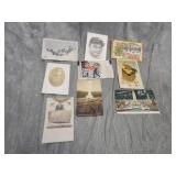 Antique Postcards Babe Ruth, SNOW, & Other