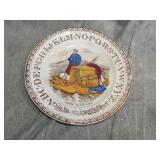 Antique Childs ABC Plate