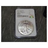 2021 American Eagle T-2 .999 SILVER NGC MS70