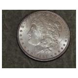 1887 Morgan SILVER Dollar AU or UNC - U Grade