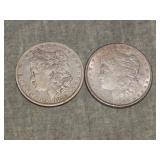 1883 O & 1900 Morgan SILVER Dollars