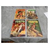 Tonto Comics 1952-53 #s 3,4,11,12