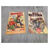 Bronco Bill #7 & Wild Western #6 both 1948 Comics