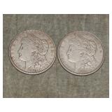 1921 D & 1921 S Morgan SILVER Dollars