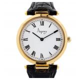 Vintage Asprey 18kt Yellow Gold Vendome Wristwatch